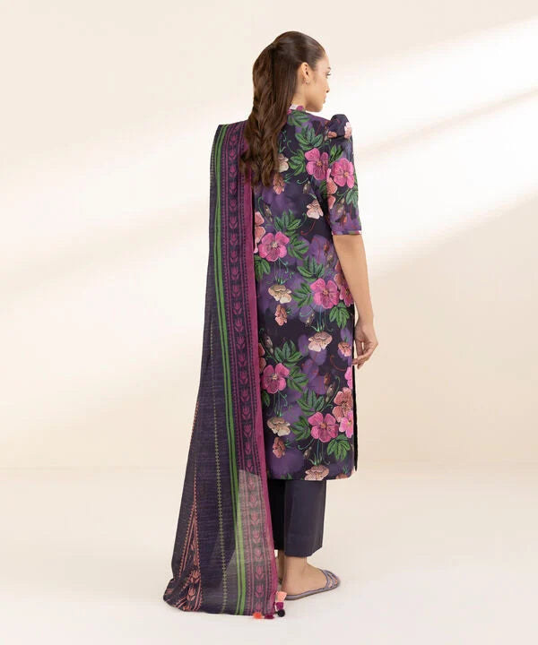 3 Piece - Printed Lawn Suit