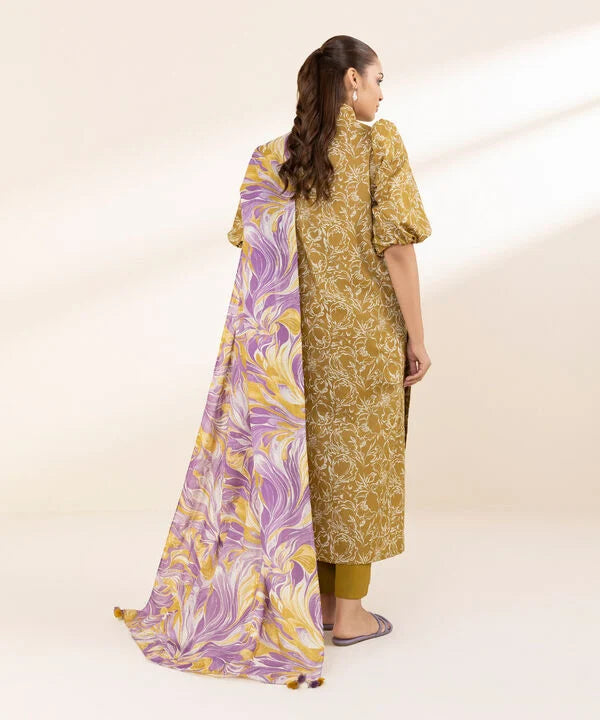 3 Piece - Printed Lawn Suit