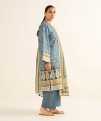 3 Piece - Printed Khaddar Suit