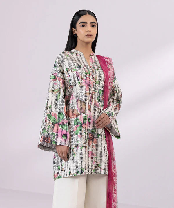 3 Piece - Printed Jacquard Suit