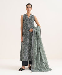 2 Piece - Printed Light Khaddar Suit