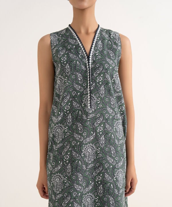 2 Piece - Printed Light Khaddar Suit