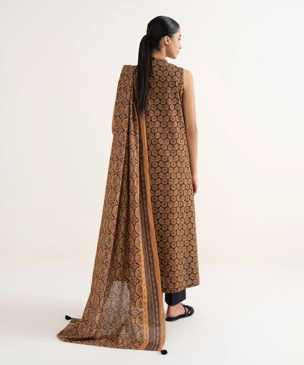 2 Piece - Printed Light Khaddar Suit