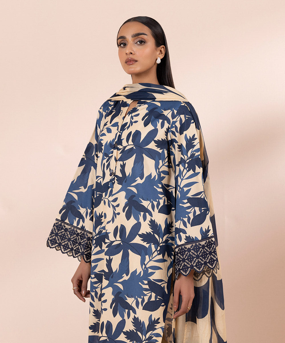 2 Piece - Embroidered Lawn Suit