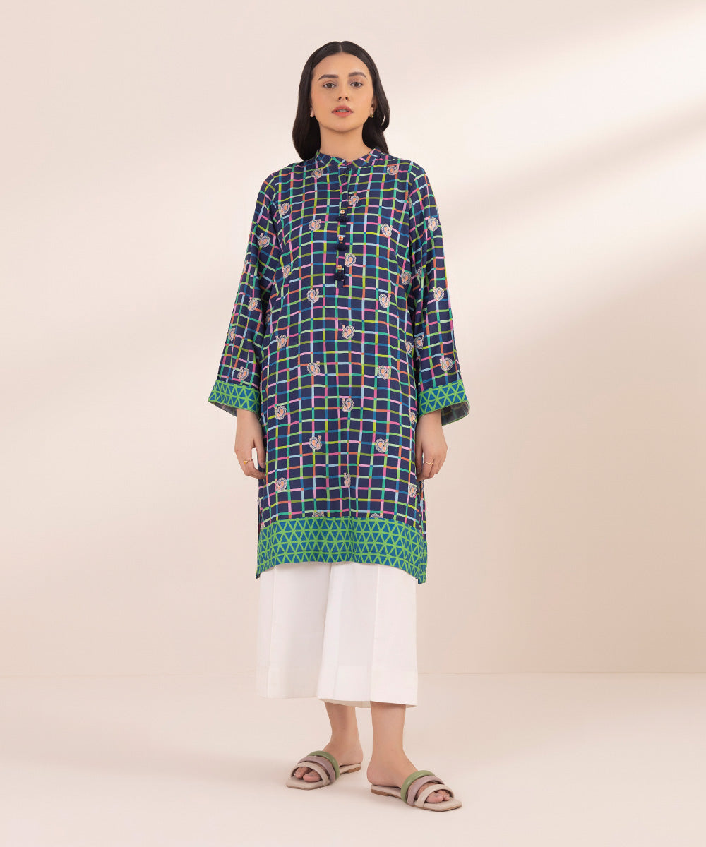 Embroidered Arabic Lawn Shirt
