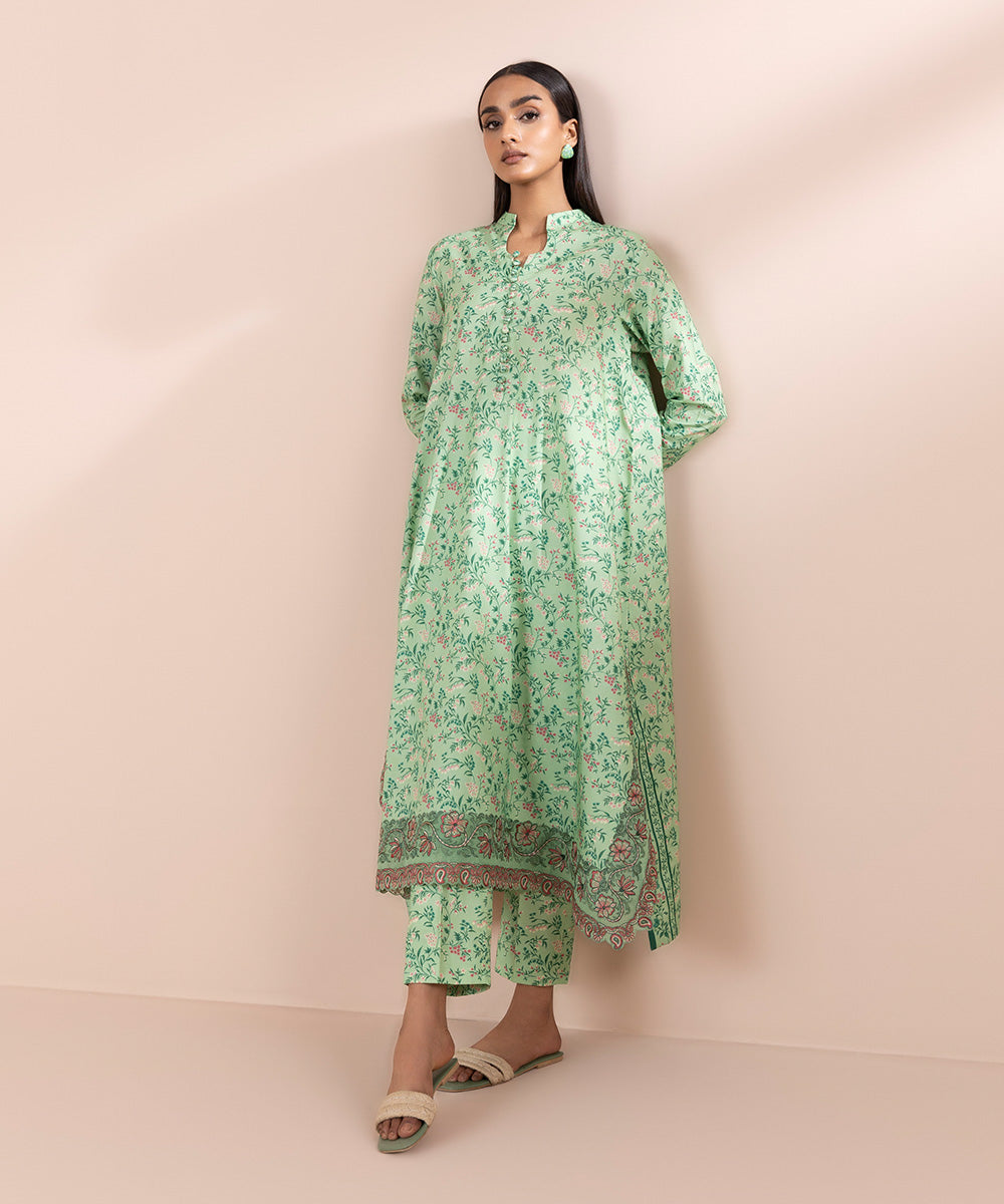 2 Piece - Embroidered Lawn Suit