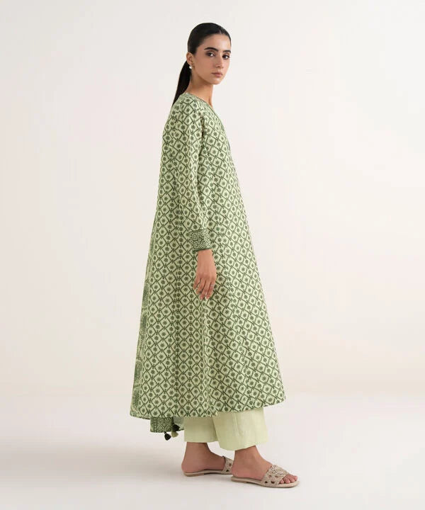 3 Piece - Printed Light Khaddar Suit