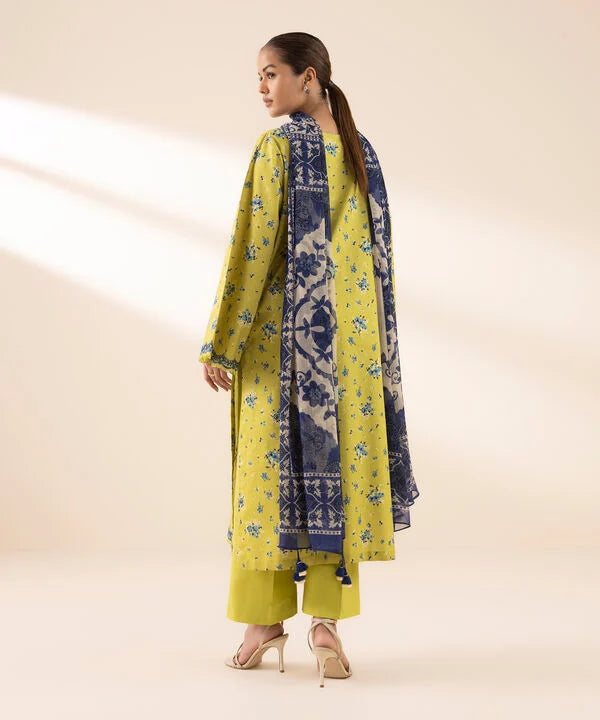 3 Piece - Embroidered Lawn Suit