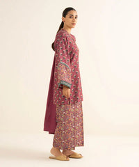 3 Piece - Embroidered Light Khaddar Suit