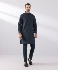 Embroidered Cotton Suit