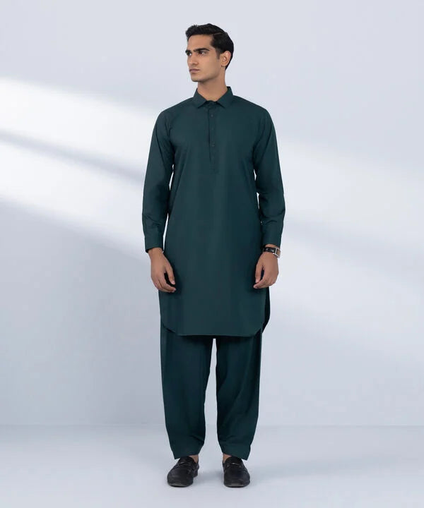 Viscose Blended Suit - Regular Fit