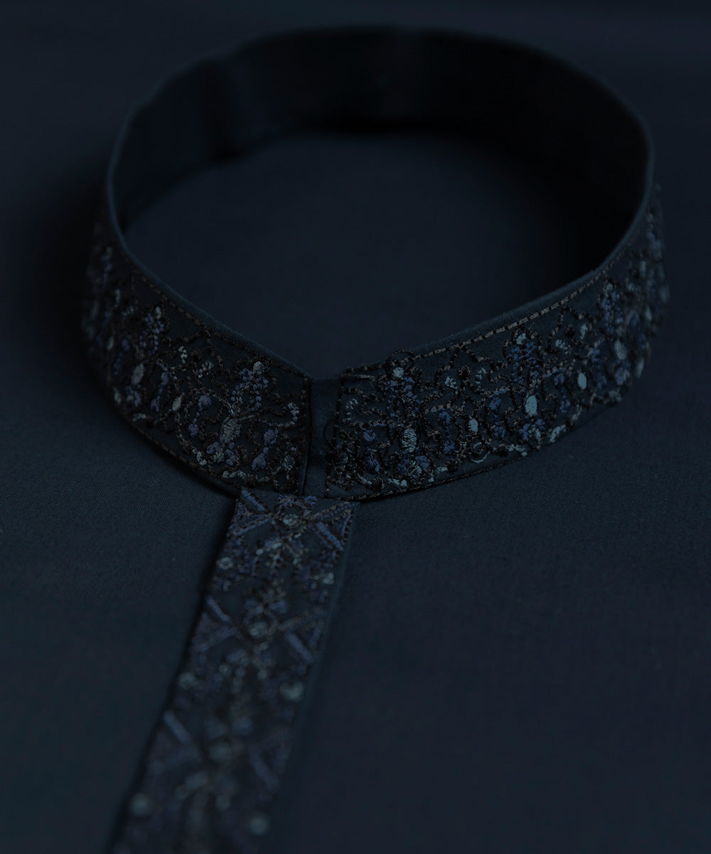 Embroidered Cotton Suit