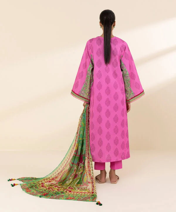 3 Piece - Embroidered Lawn Suit