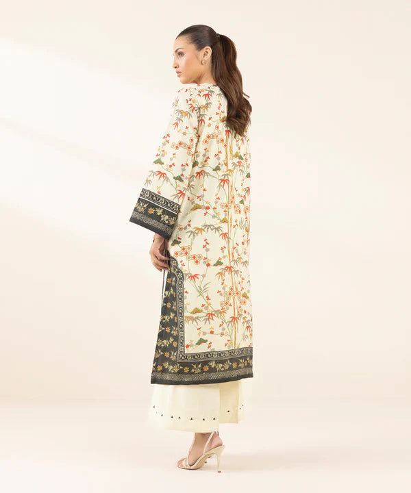 2 Piece - Embellished Silk Suit