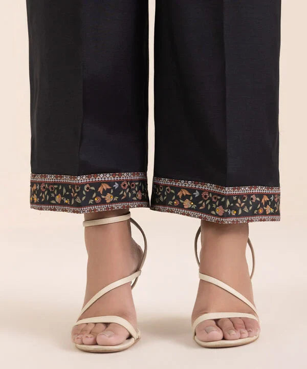 3 Piece - Embellished Silk Suit