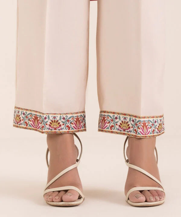 3 Piece - Printed Silk Suit