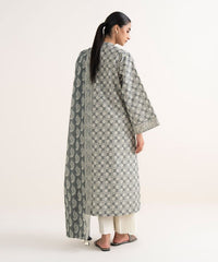 2 Piece - Printed Cotton Suit