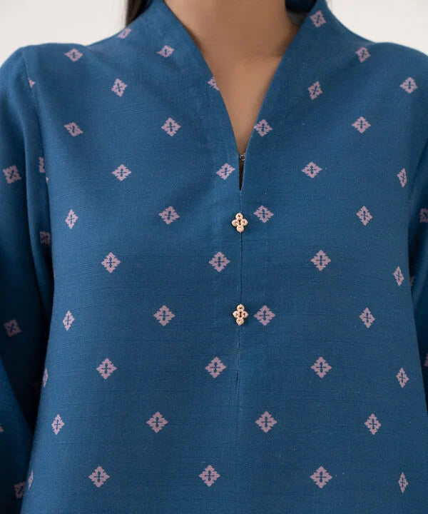 2 Piece - Printed Light Khaddar Suit