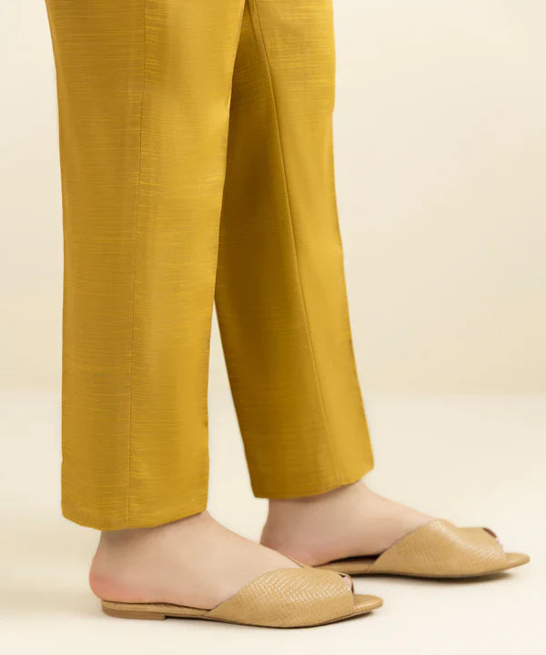 Dyed Khaddar Trousers