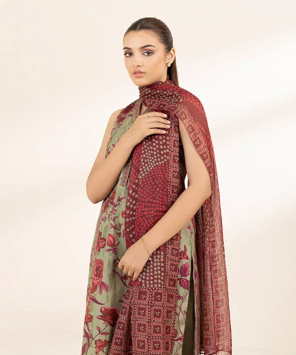 2 Piece - Printed Lawn Suit