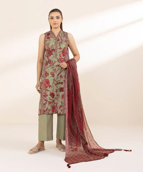 2 Piece - Printed Lawn Suit