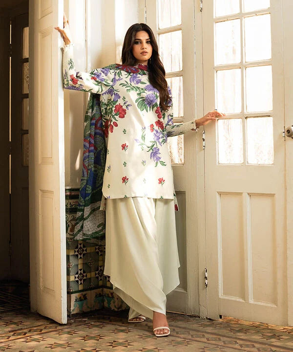 3 Piece - Printed Lawn Suit