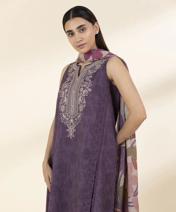 2 Piece - Embroidered Lawn Suit