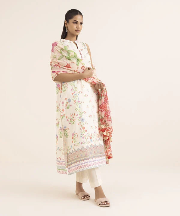 2 Piece - Embroidered Lawn Suit