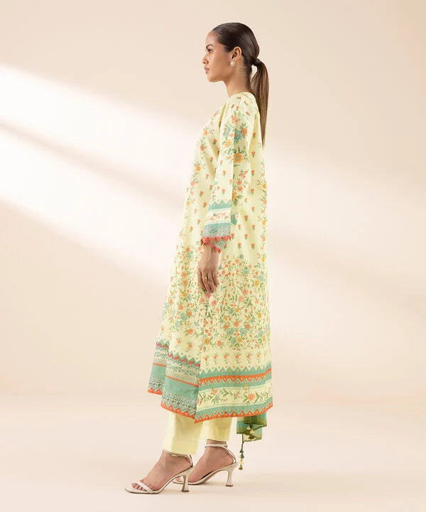 2 Piece - Embroidered Lawn Suit