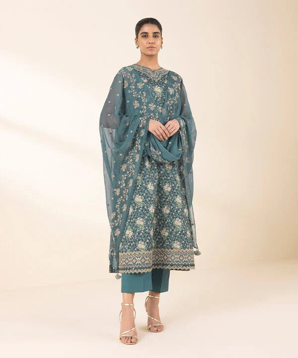 2 Piece - Embroidered Lawn Suit