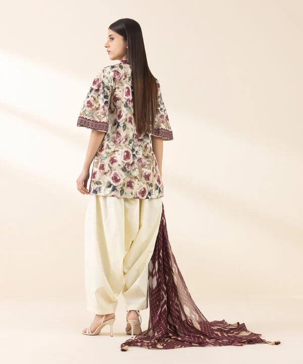 3 Piece - Embroidered Lawn Suit