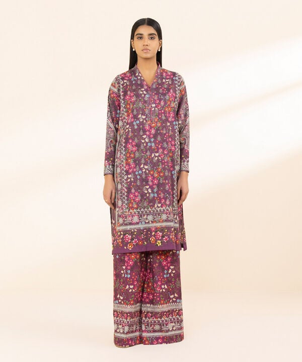 2 Piece - Printed Lawn Suit