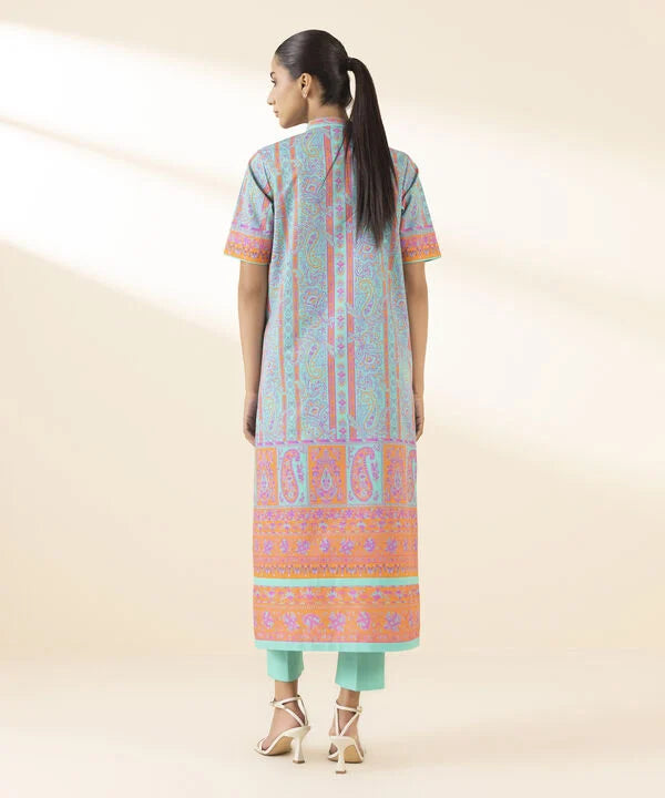 2 Piece - Printed Lawn Suit