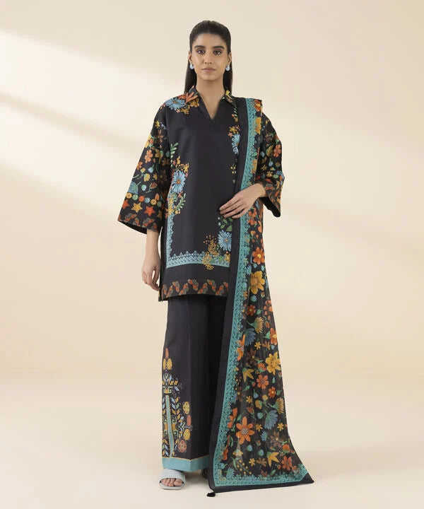 3 Piece - Embroidered Lawn Suit