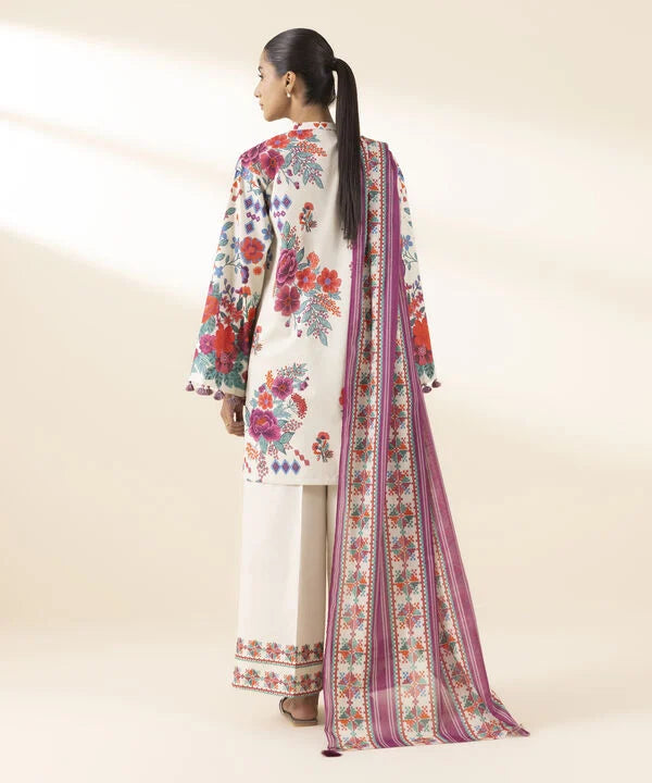 3 Piece - Printed Lawn Suit