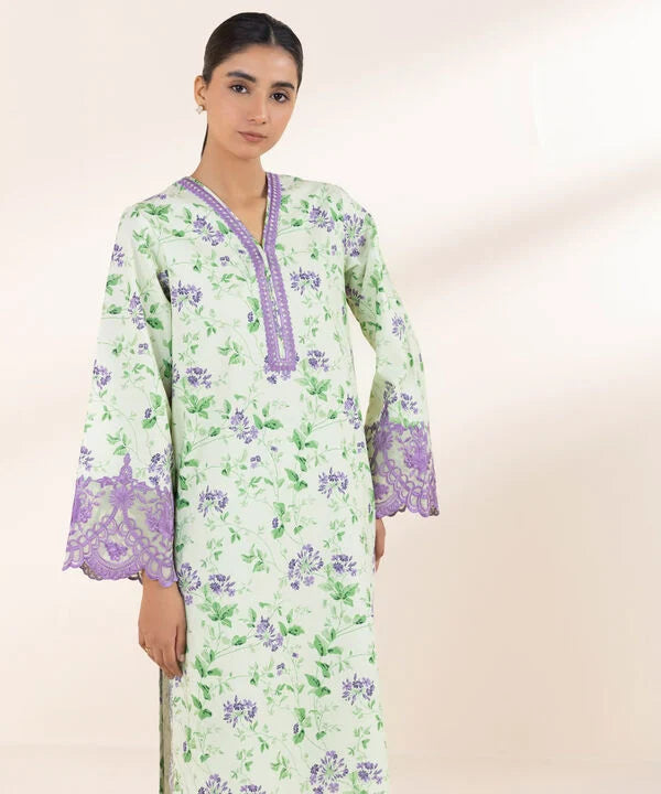 2 Piece - Embroidered Lawn Suit