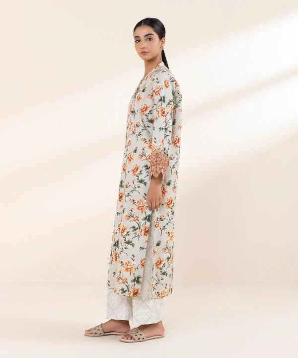 2 Piece - Embroidered Lawn Suit