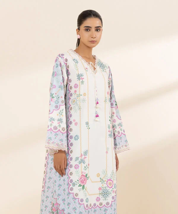 2 Piece - Embroidered Lawn Suit