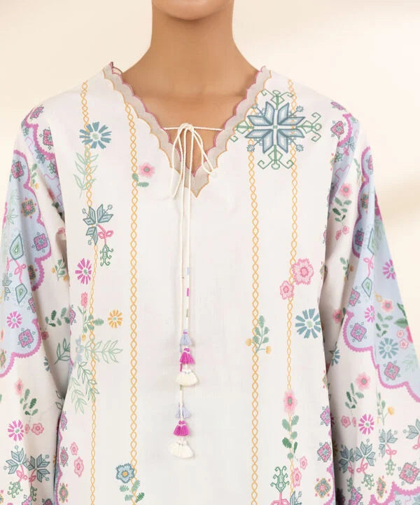 2 Piece - Embroidered Lawn Suit