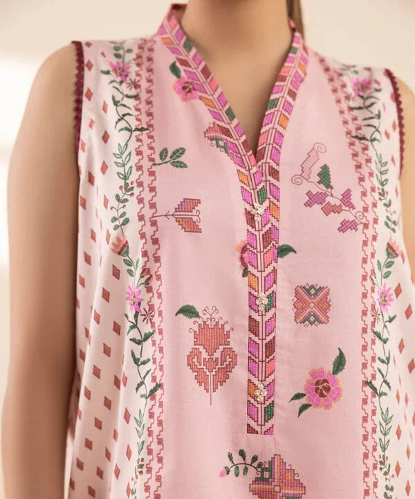 2 Piece - Embroidered Lawn Suit
