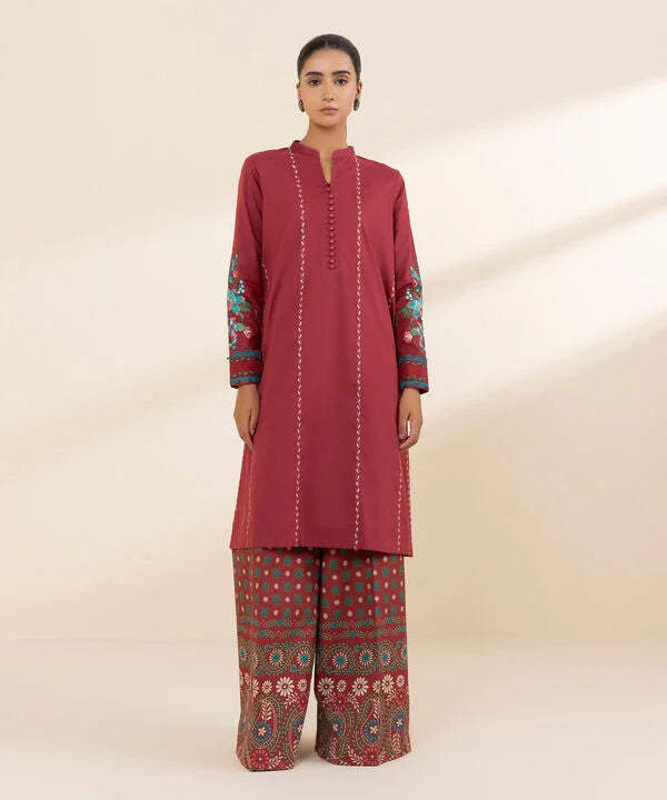 2 Piece - Embroidered Lawn Suit