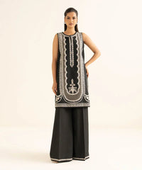 2 Piece - Embroidered Zari Khaddar Suit