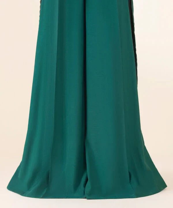 3 Piece - Embroidered Net Suit