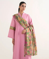 3 Piece - Printed Light Khaddar Suit