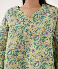 3 Piece - Printed Cotton Suit