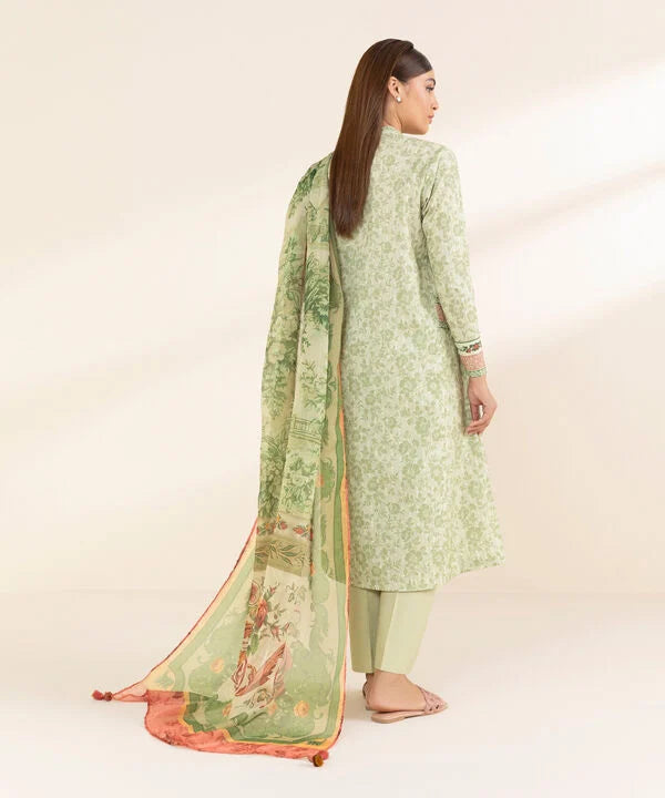 3 Piece - Printed Lawn Suit