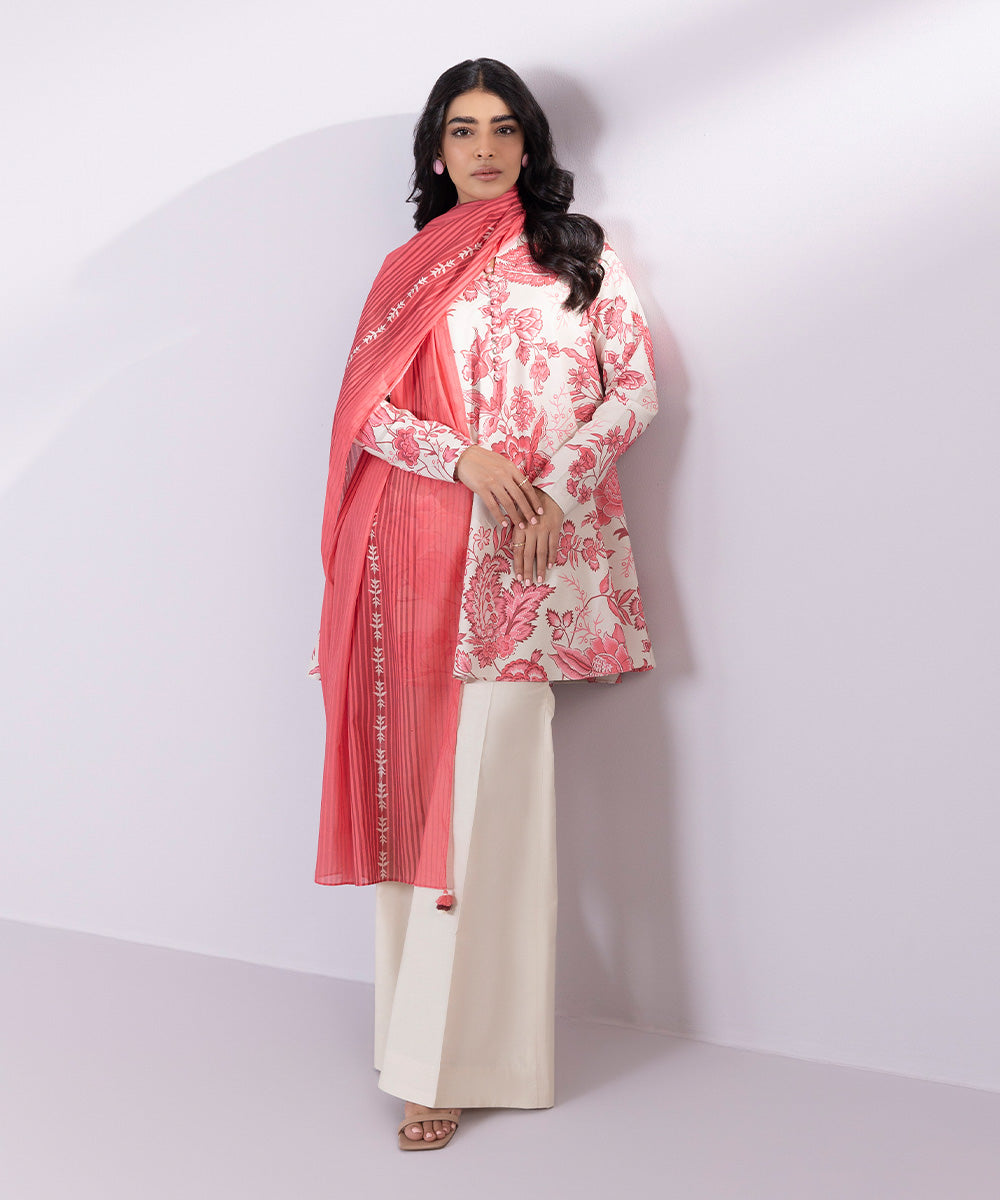 2 Piece - Printed Lawn Suit
