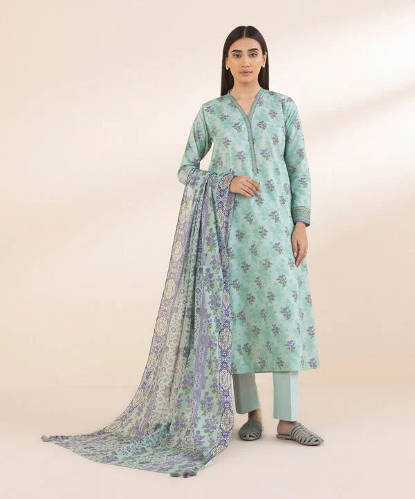 3 Piece - Printed Lawn Suit