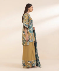3 Piece - Printed Cotton Suit