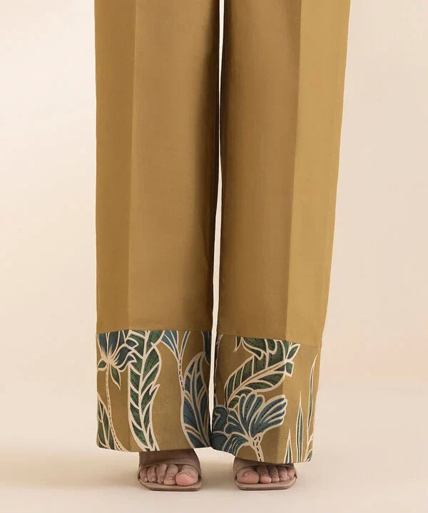 3 Piece - Printed Cotton Suit